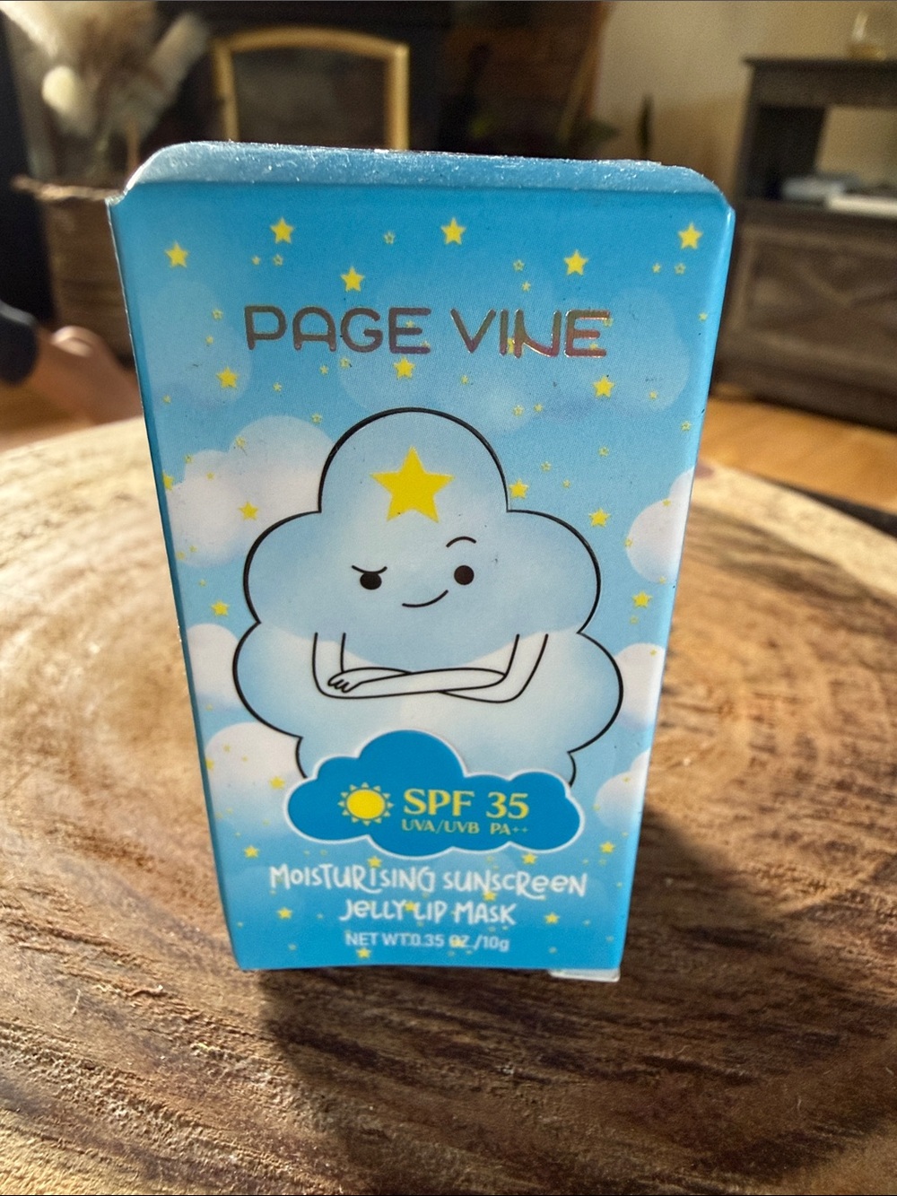 Page Vine Kids Moisturising Sunscreen Jelly Lip Mask — Blue SPF 35